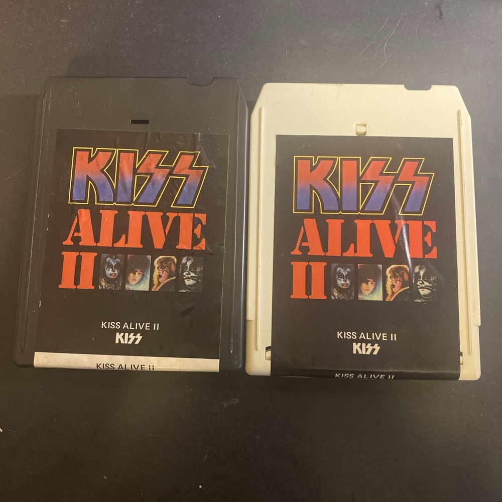 Kiss Alive II 8-Track Tape Volume I & II 1977 Casablanca Nbl8-7076